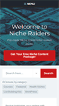 Mobile Screenshot of nicheraiders.com